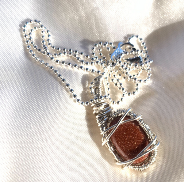 Goldstone Necklace